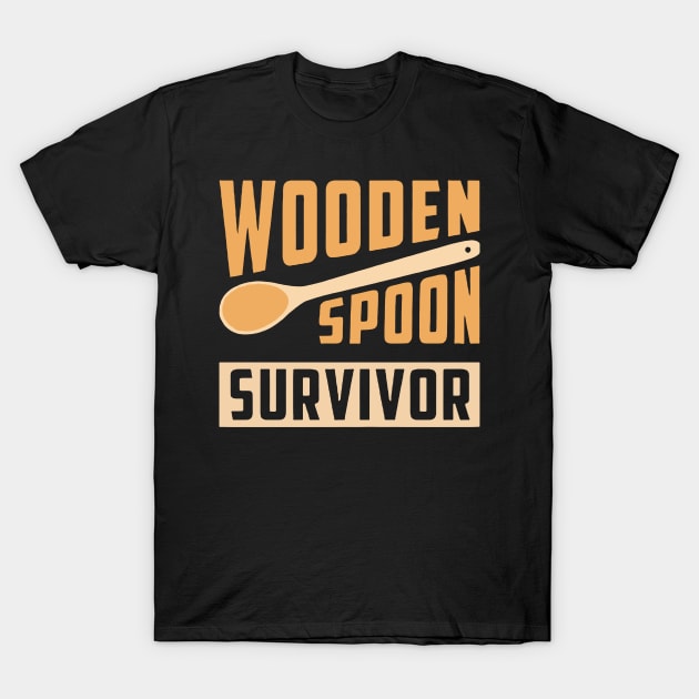 Wooden Spoon Survivor T-Shirt by dive such